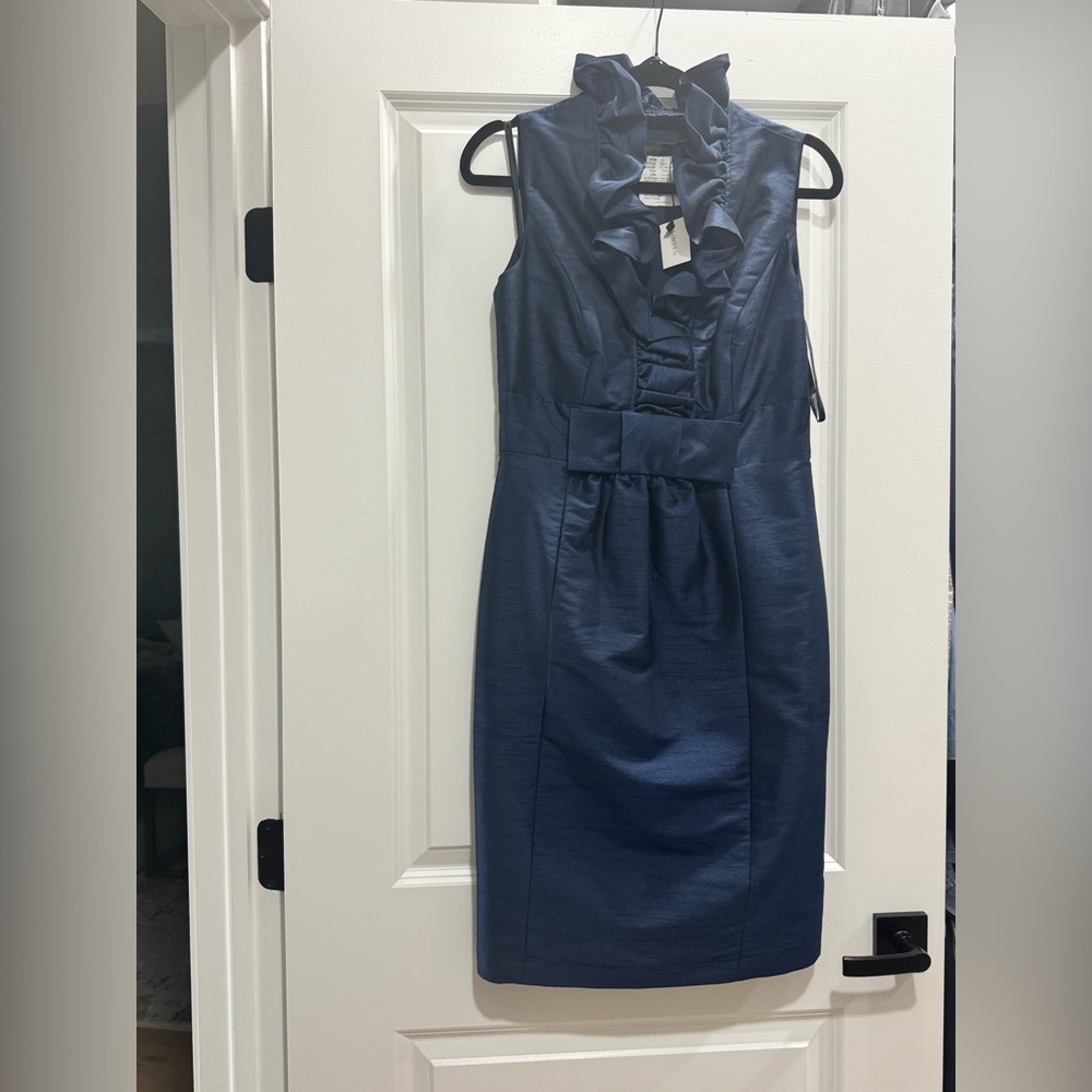 ALFRED SUNG Navy Blue Wedding Dress - Picture 3 of 3